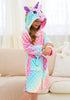 Unicorn Dots Bathrobe bathrobe Little Palace Store